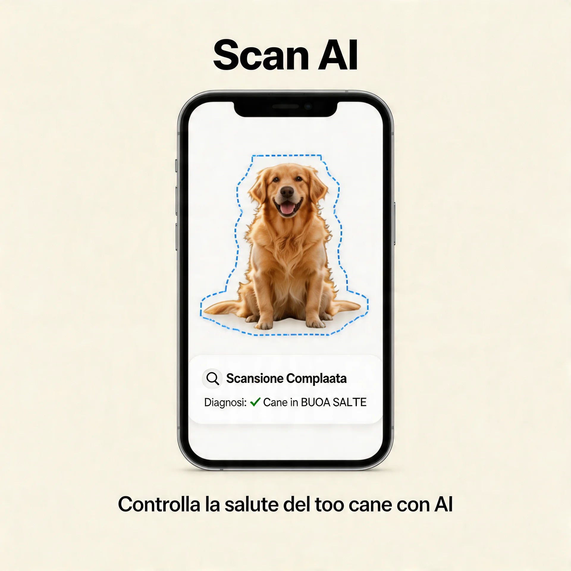 Scanner AI - Diagnosi sulla salute del tuo cane